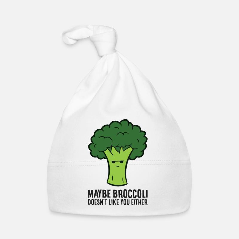 Maybe Broccoli Doesn't Like You Either Organic Baby Cap