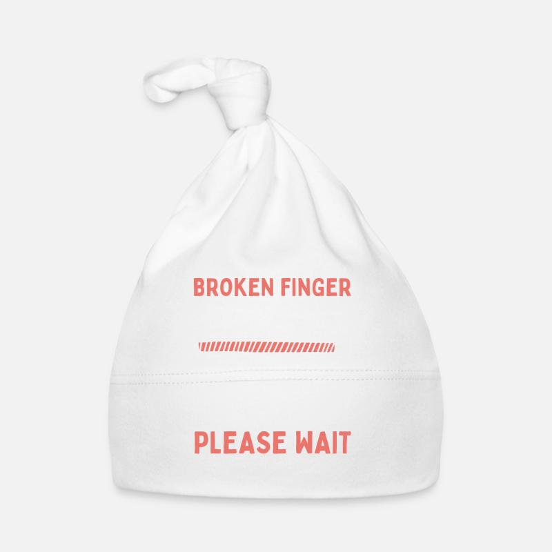 Gebrochener Finger Fingerknochen Bruch Fingerbruch Baby Bio-Mütze