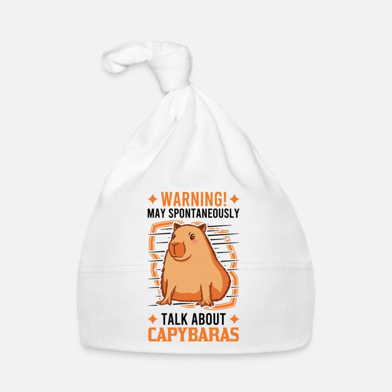 Capybara Saying Capybara Gift Organic Baby Cap