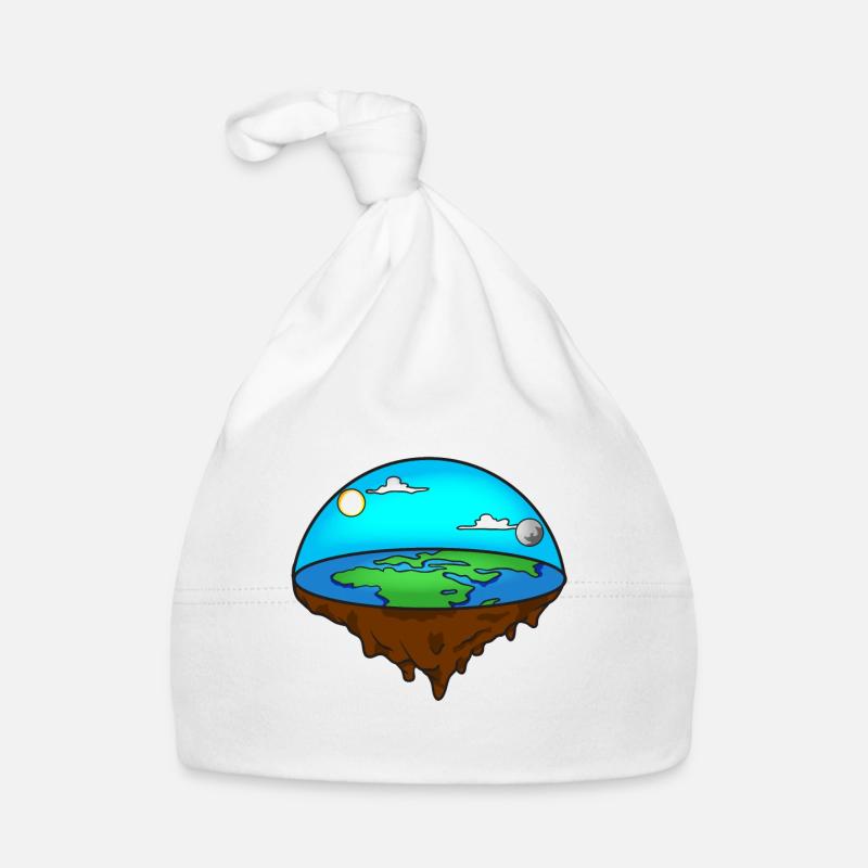 Flat Earth Organic Baby Cap