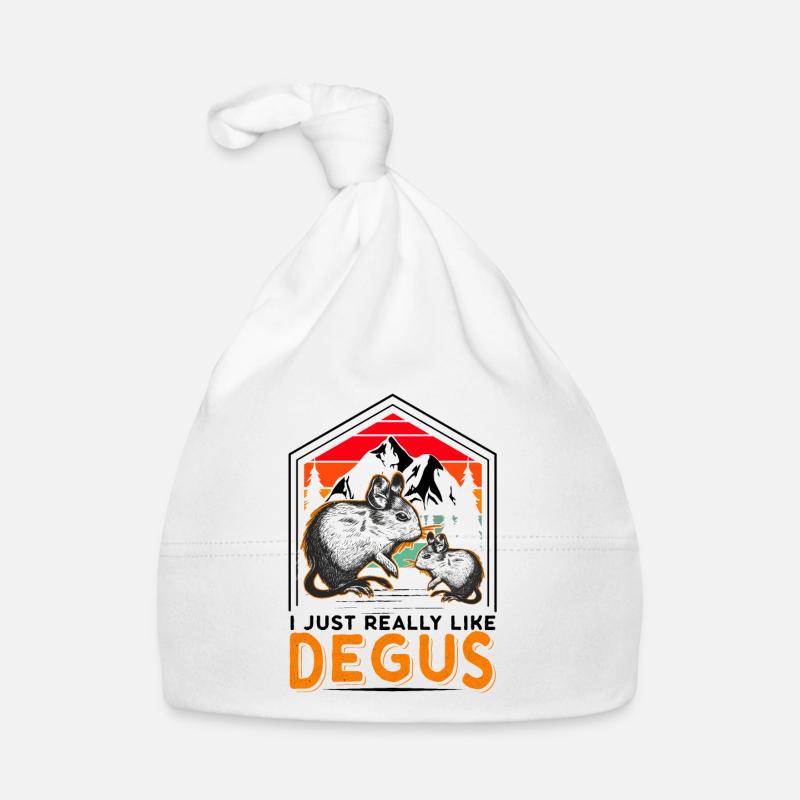 I just really like Degus Degu Cadeau Bonnet bio Bébé
