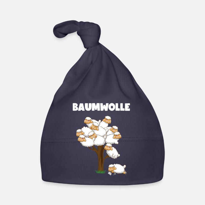 Lustiger Comic Baumwolle Schaf Spruch Geschenk Baby Bio-Mütze