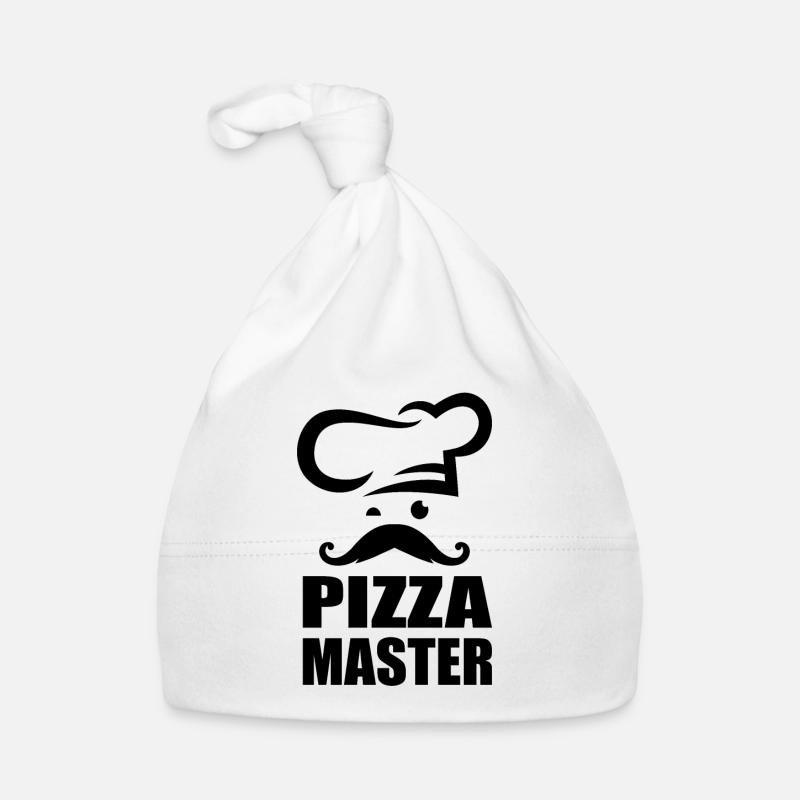 Pizza Master - Pizza Chefkoch Feinschmecker Pizza Baby Bio-Mütze
