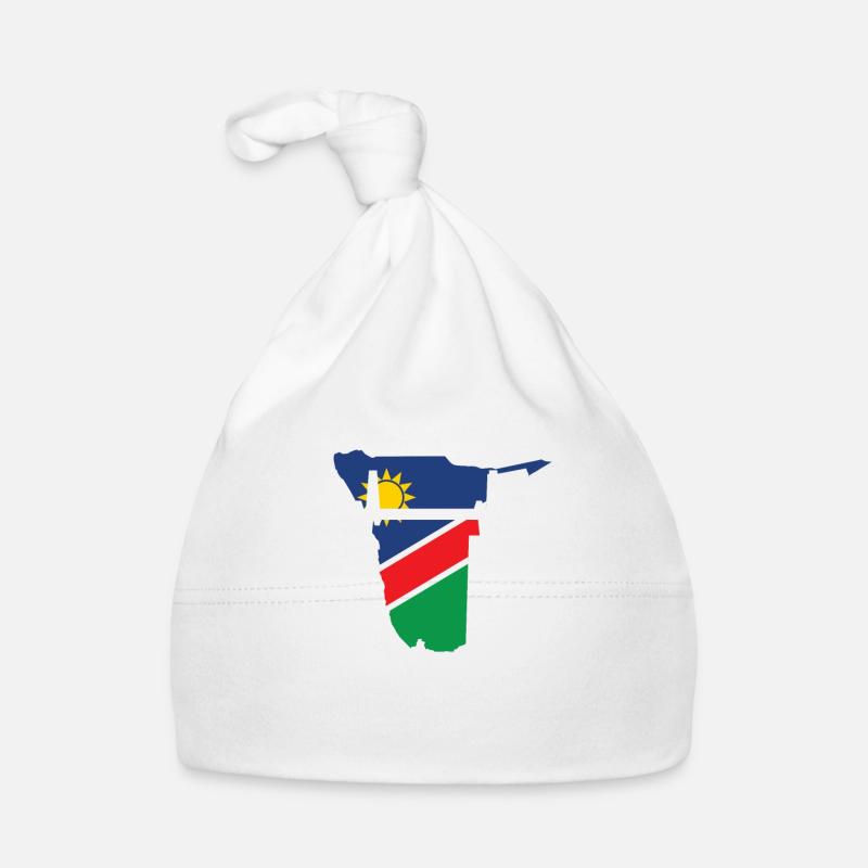 Namibia Herzschlag Flagge Vintage Namibia Baby Bio-Mütze
