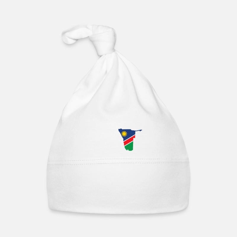 Namibia Herzschlag Flagge Vintage Namibia Baby Bio-Mütze