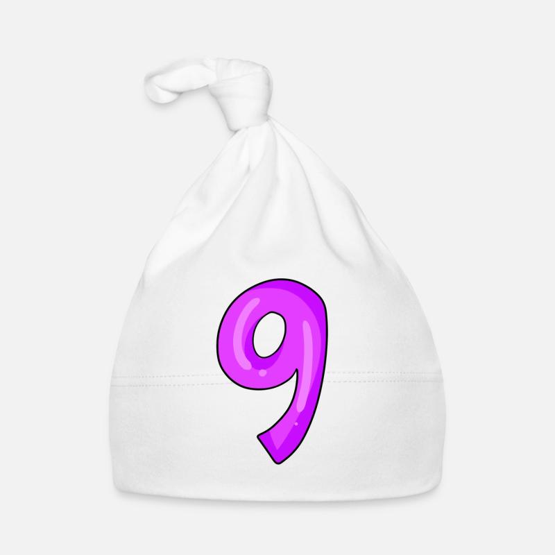 Nummer 9 Baby Bio-Mütze