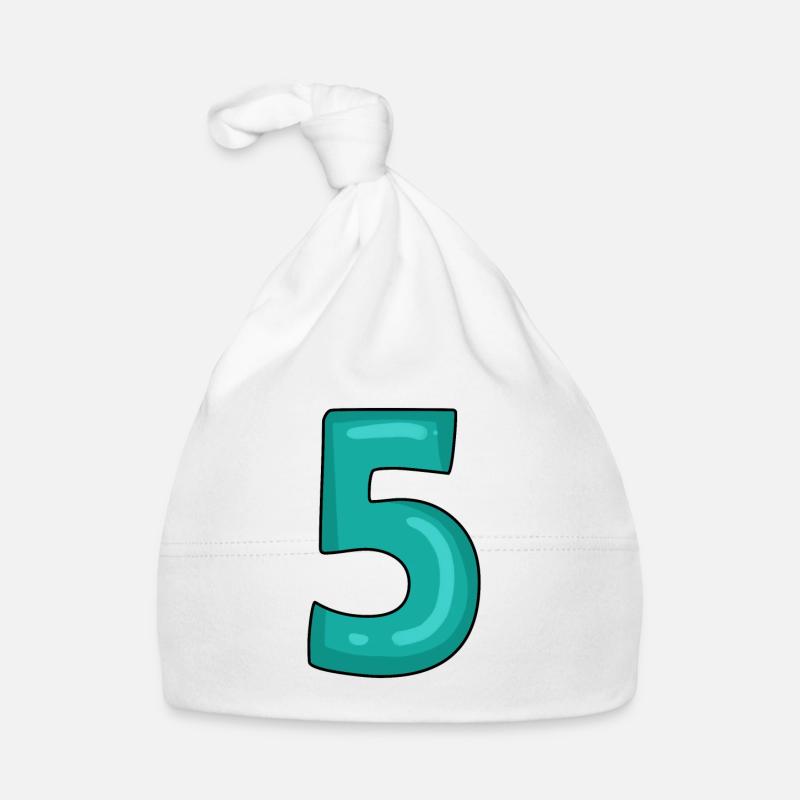 5 - Baby Bio-Mütze - Weiß