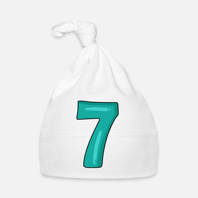 Nummer 7 Baby Bio-Mütze