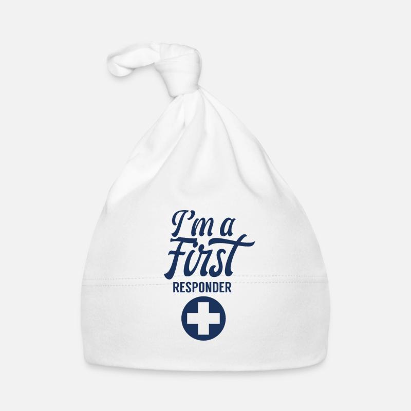 I am a first responder Emergency First AidEr Organic Baby Cap