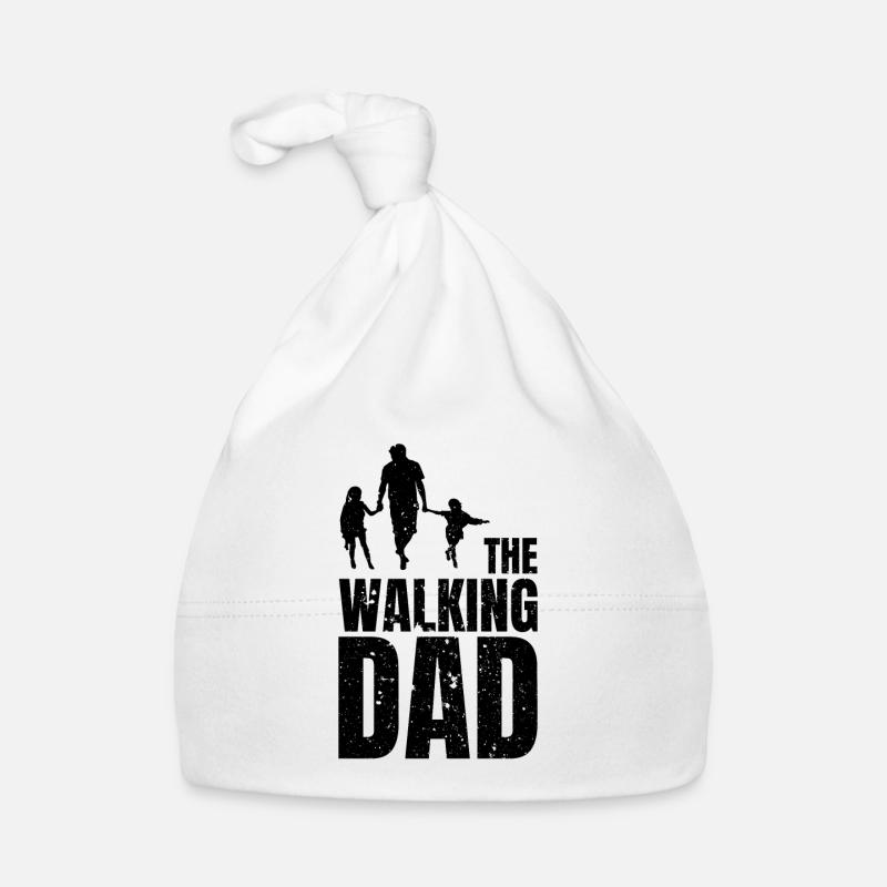 The Walking Dad Bester Papa der Welt Titel Humor Baby Bio-Mütze