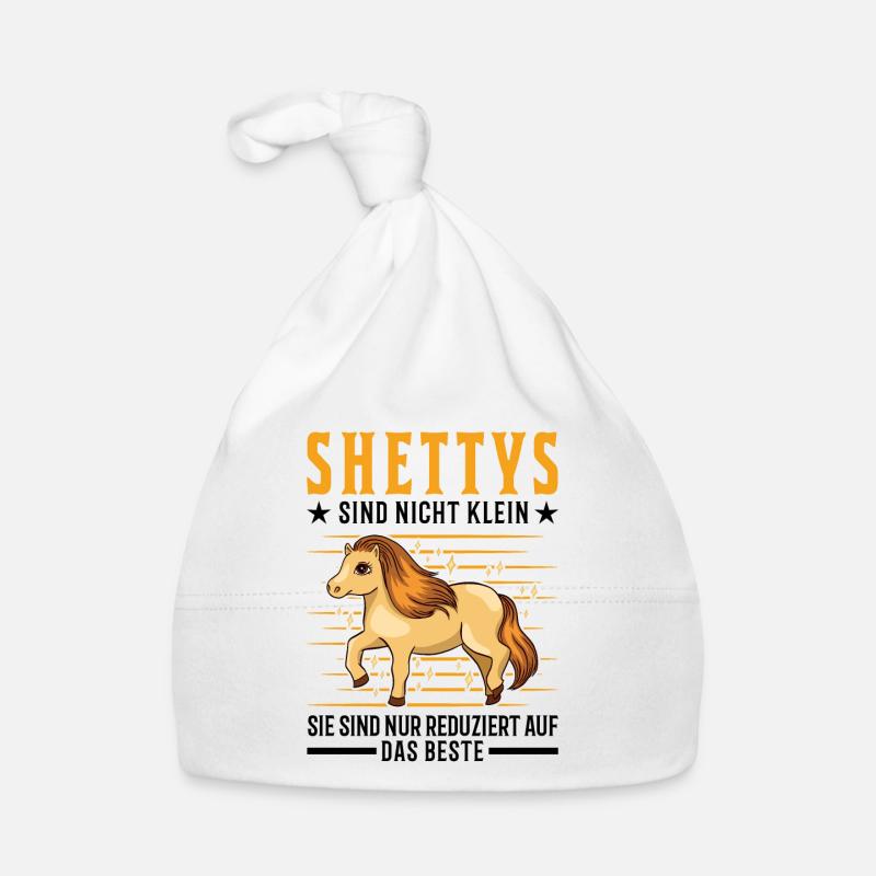 Shetland Pony Klein Shetty Shetlandpony Baby Bio-Mütze