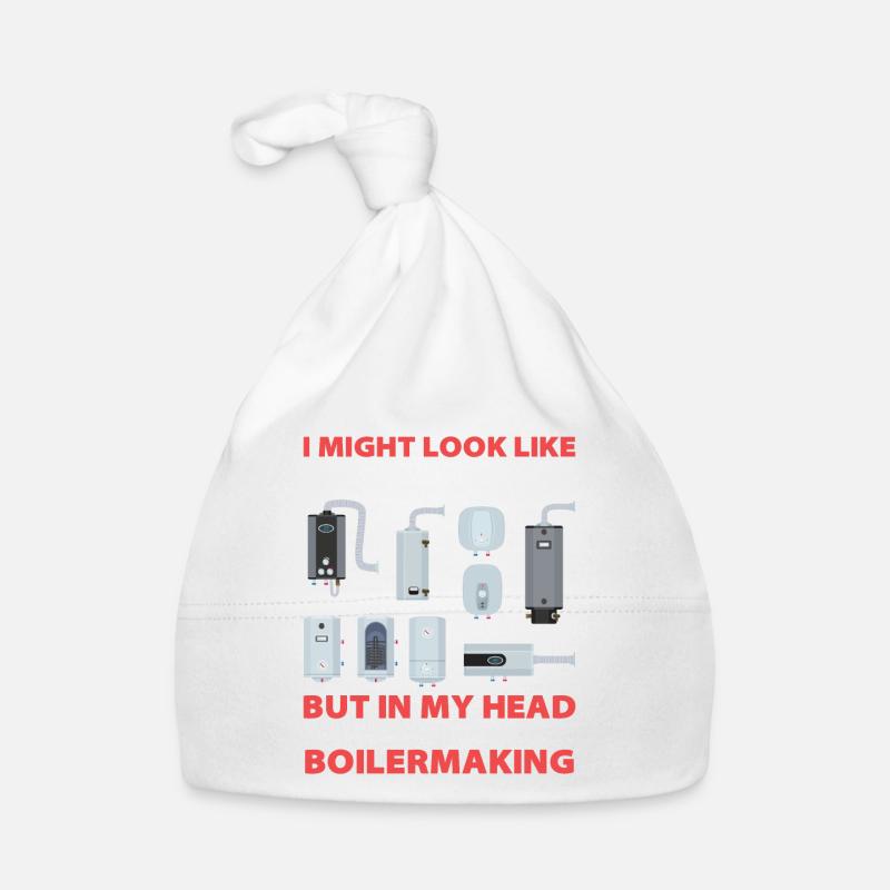 Gewerkschaft Fabrication Boilermaker Worker Boiler Organic Baby Cap