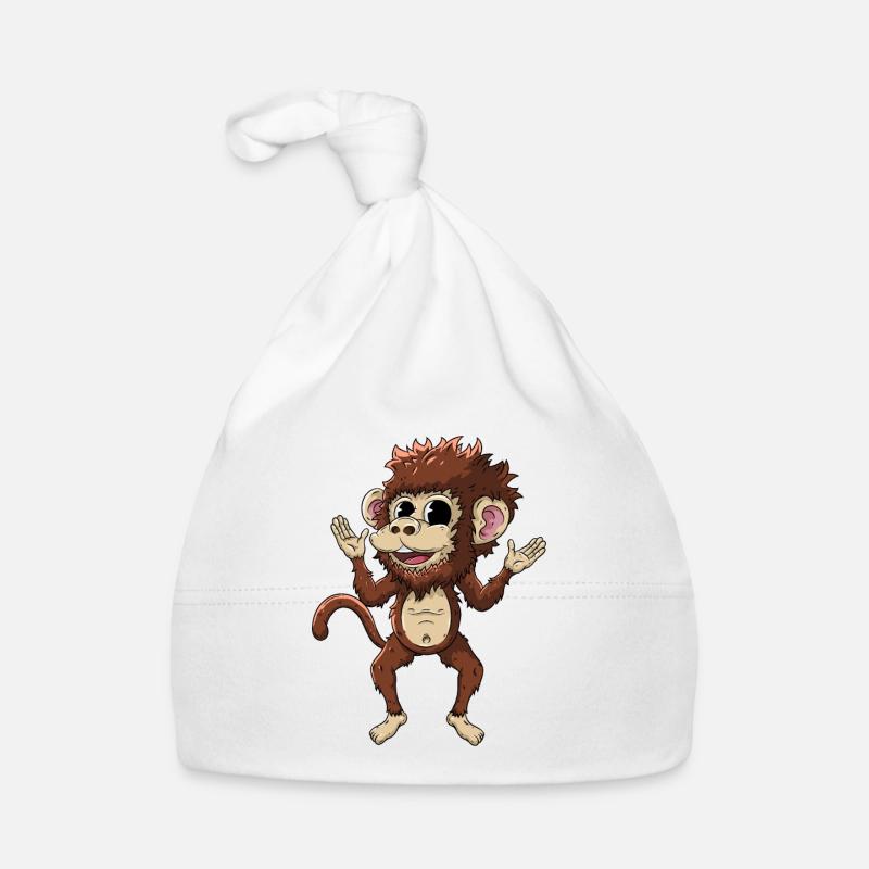 Monkey Organic Baby Cap