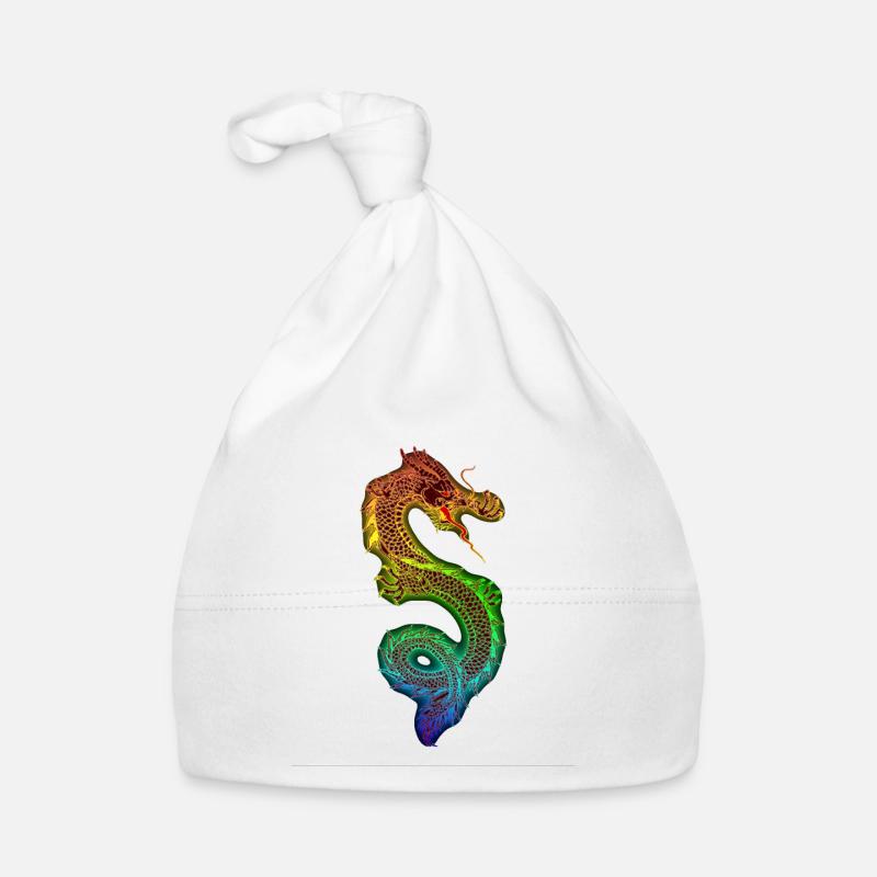 Chinese Dragon Organic Baby Cap