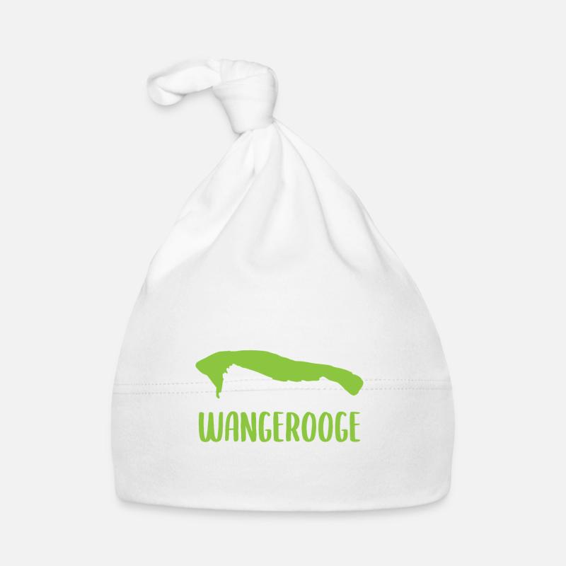 Wangerooge Nordsee Insel Lustiger Spruch Geschenk Baby Bio-Mütze