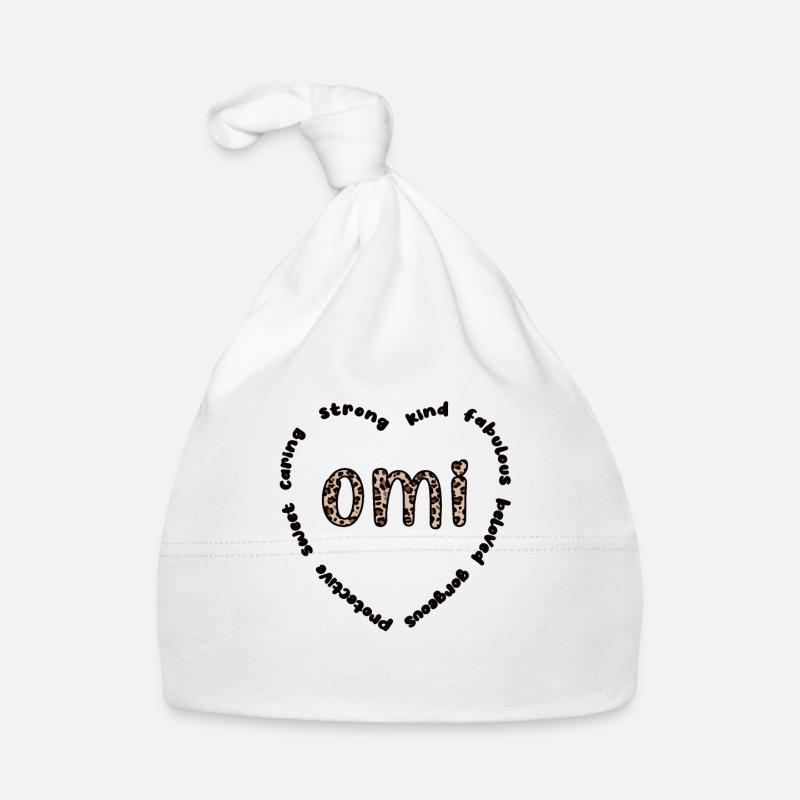 Omi Oma Muttertag Geschenk Omi Großmutter Süß Baby Bio-Mütze