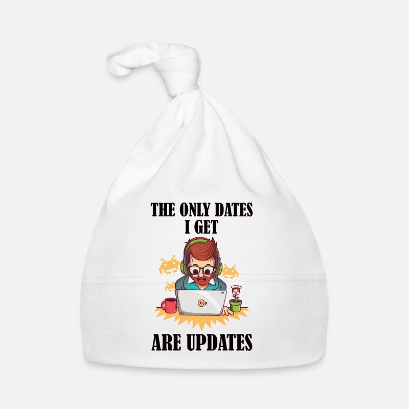 The only dates I get are updates Organic Baby Cap