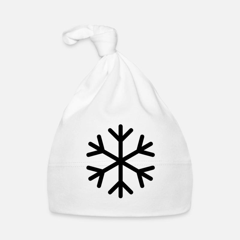 Flocon de neige Bonnet bio Bébé