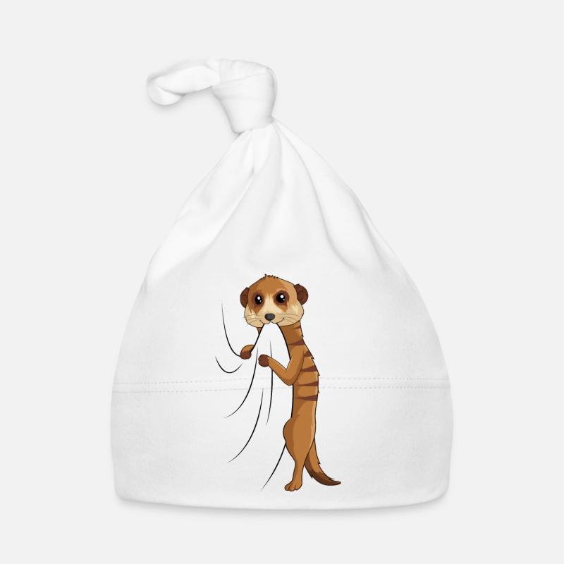 Erdmännchen Baby Bio-Mütze