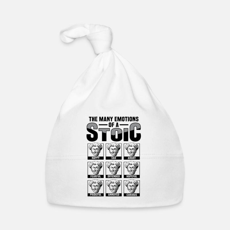 Stoic philosopher Marcus Aurelius Stoic Organic Baby Cap