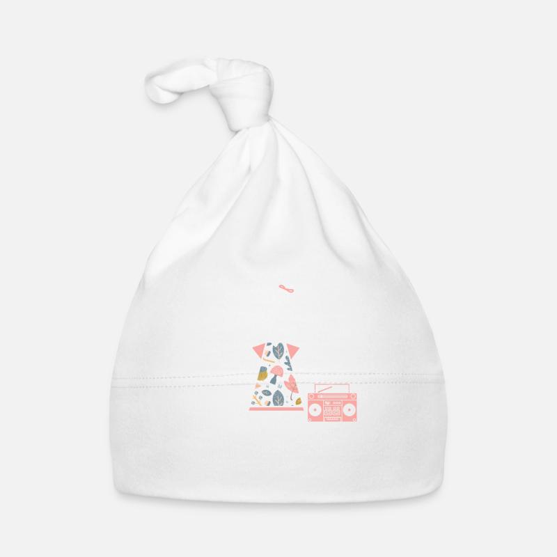 Breakdance Breakdancer Breakdancing - Organic Baby Cap - white