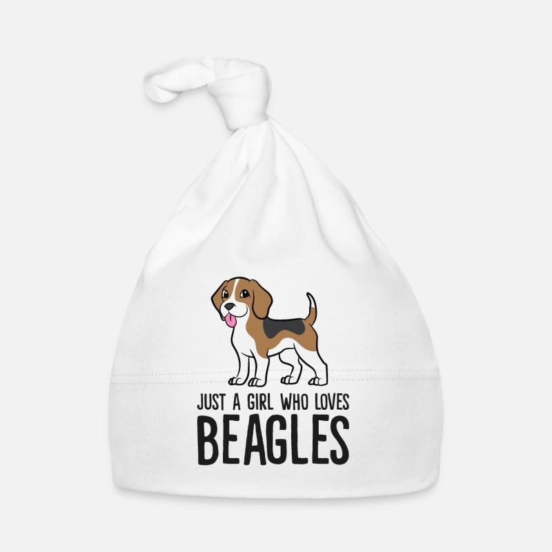 Nur ein Mädchen, das Beagles liebt Baby Bio-Mütze