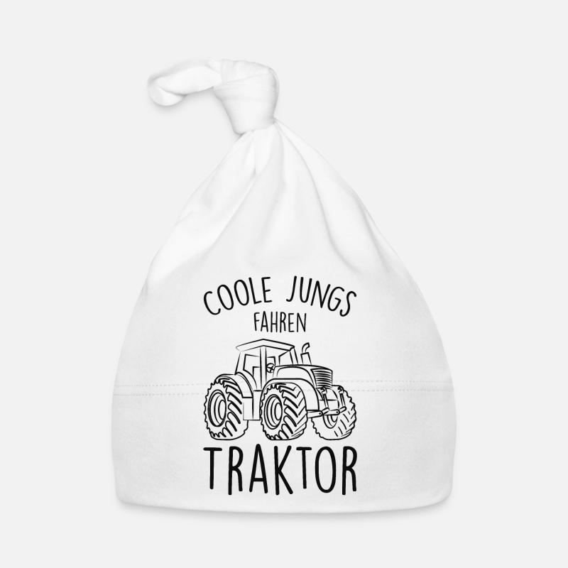 Traktor Kinder Baby Bio-Mütze