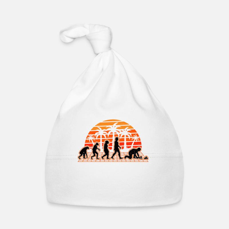 Pflasterer Evolution Sunset Steinsetzer Baby Bio-Mütze