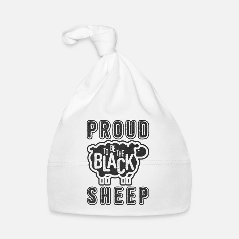 The Black sheep - giftidea Organic Baby Cap