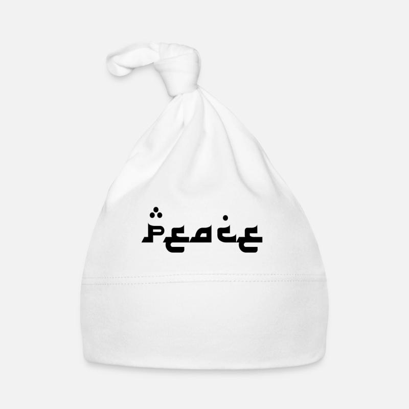Peace Organic Baby Cap