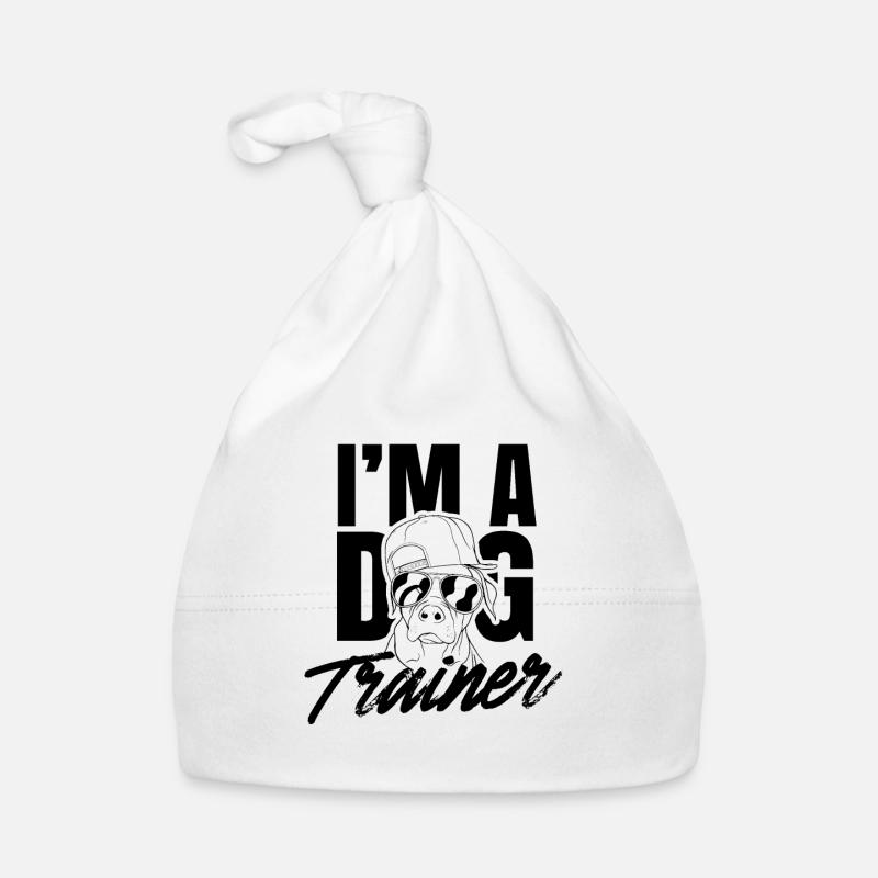 Ich Bin Ein Hundetrainer Hundeschule Hundeführer Baby Bio-Mütze
