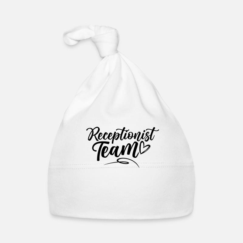 Équipe de réception Réceptionniste Réceptionniste Bonnet bio Bébé