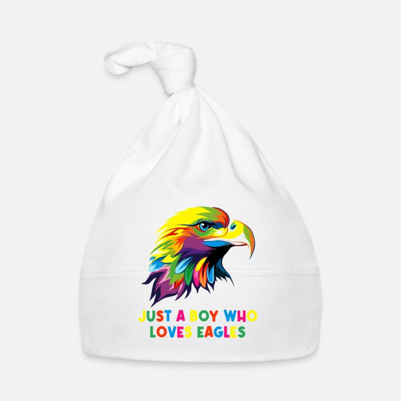 just a boy who loves eagles bird eagle Organic Baby Cap