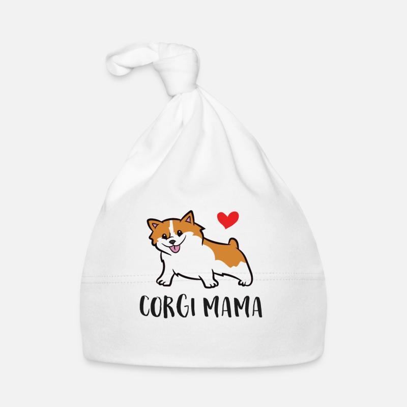 Corgi Mama Mignon Welsh Corgi Bonnet bio Bébé