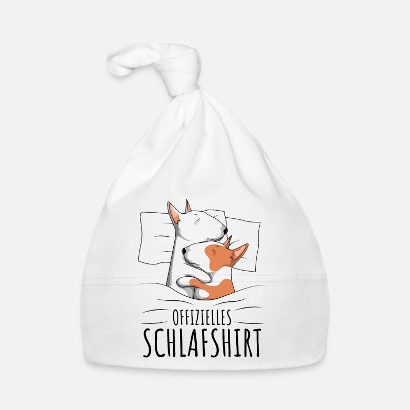 Bullterrier Baby Bio-Mütze