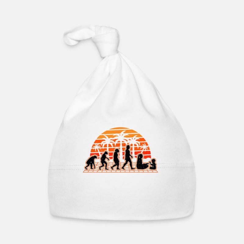 Kindergarten teacher Evolution Sunset Kindergarten Organic Baby Cap