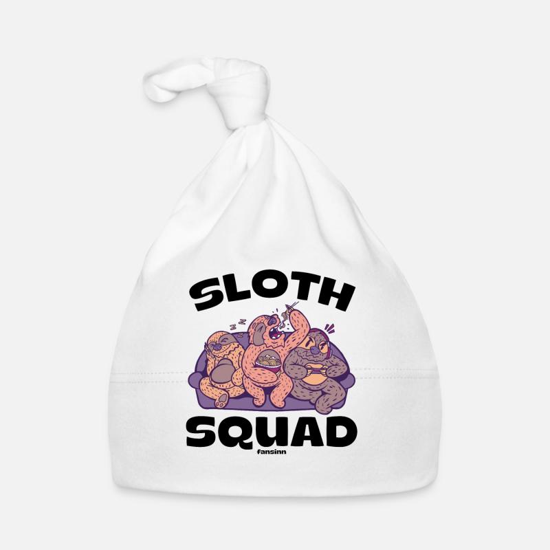 Sloth Squad Baby Bio-Mütze