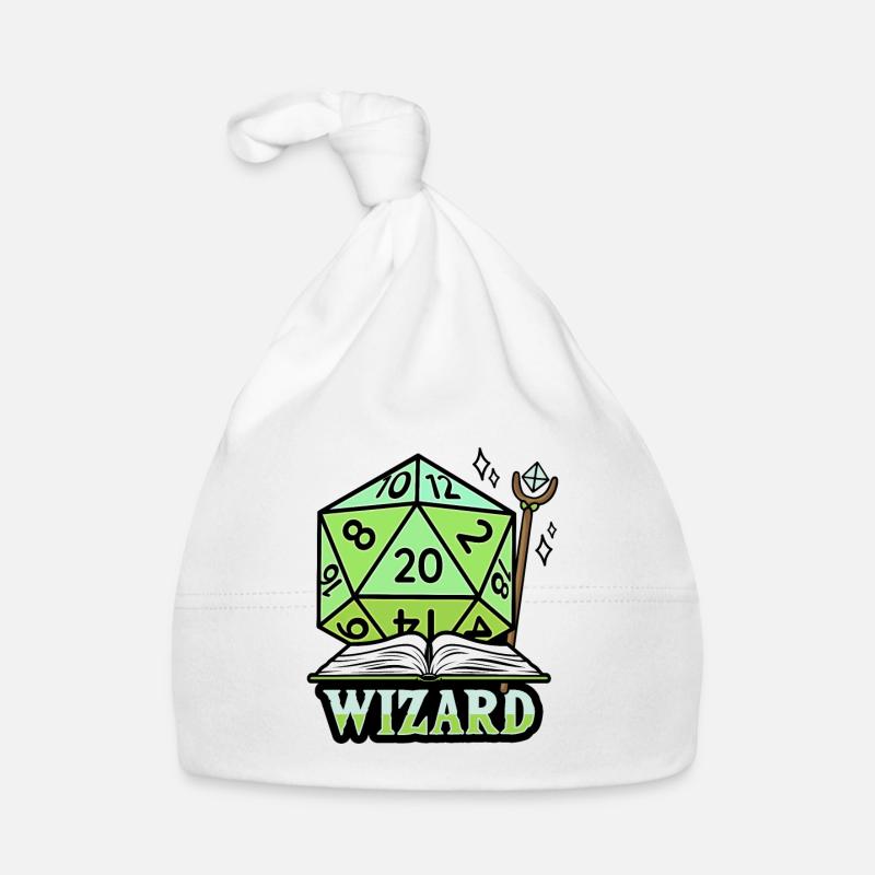 Fantasy Rollenspiel RPG Zauberer RPG Gamer Baby Bio-Mütze