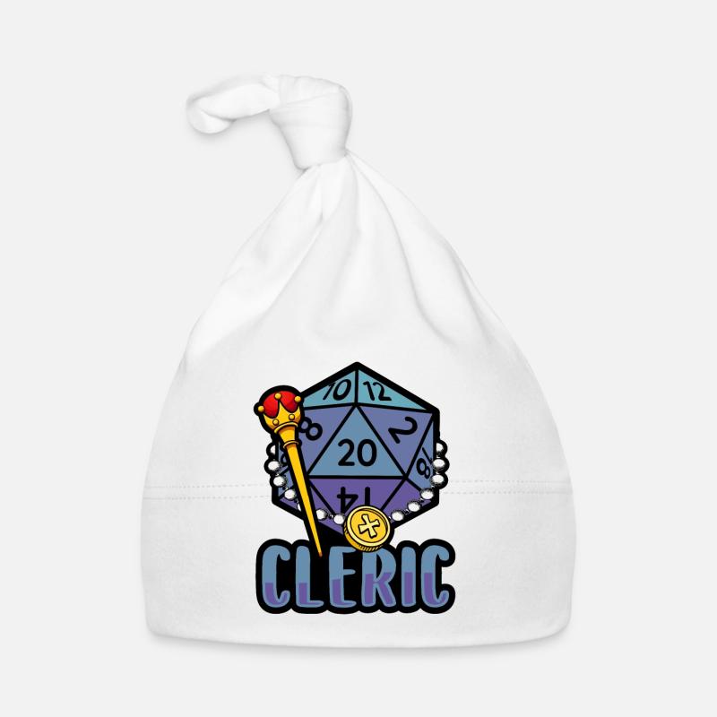 Fantasy Rpg RPG Shirt for Cleric RPG Gamer Organic Baby Cap