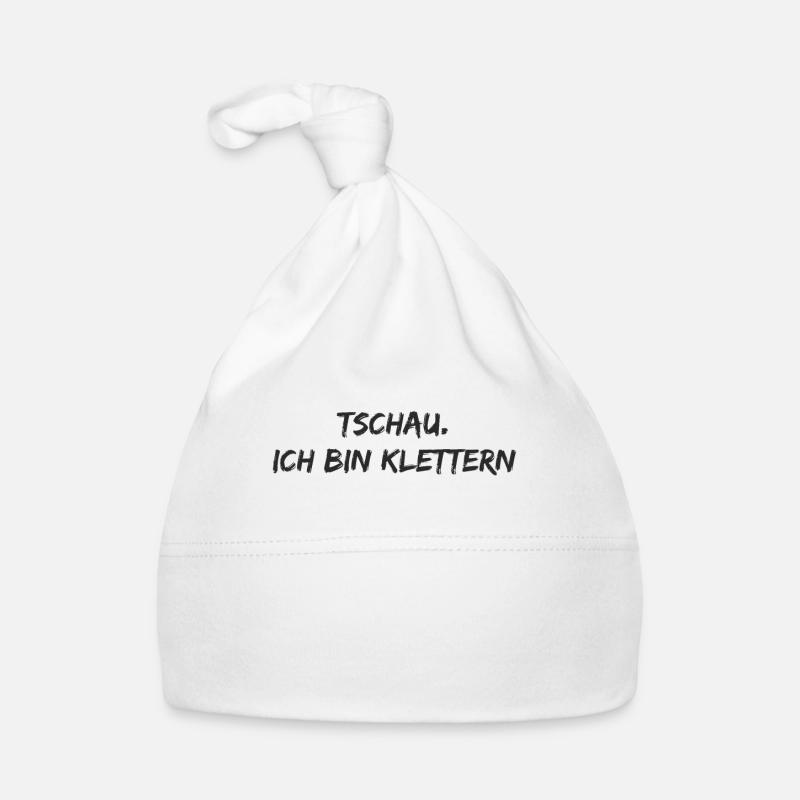 Klettern - Tschau. ich bin klettern Baby Bio-Mütze