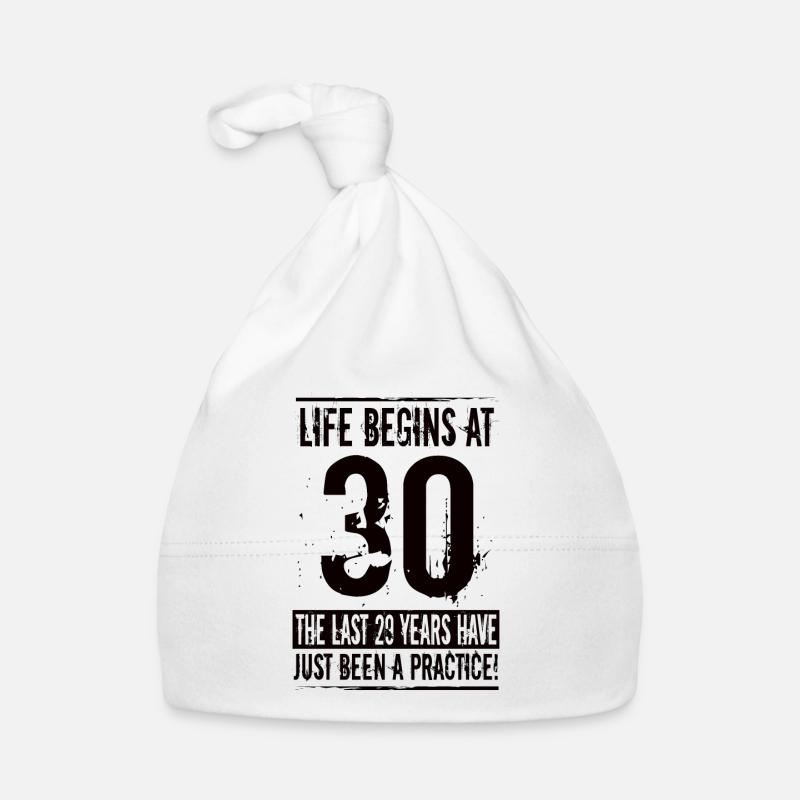 30th birthday Organic Baby Cap