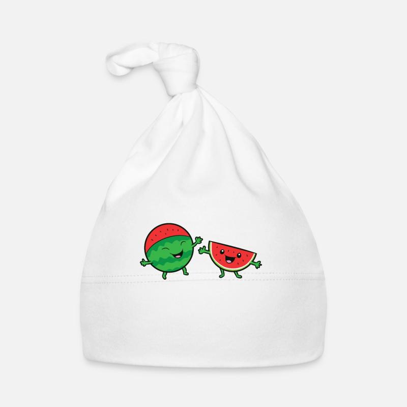Pastèques Happy Funny Watermelon Bonnet bio Bébé
