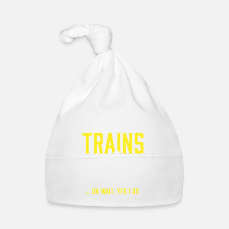 I Don't Always Stop And Look At Trains Baby Bio-Mütze