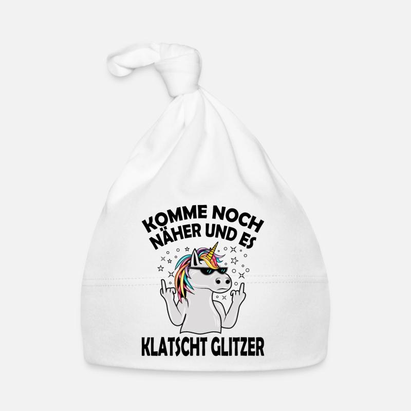 witzige Geschenke Sarkasmus Ironie Humor Einhorn Baby Bio-Mütze