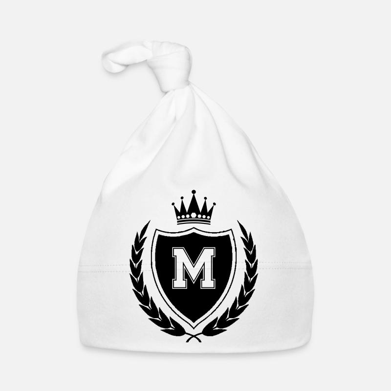 wappen M Krone Baby Bio-Mütze