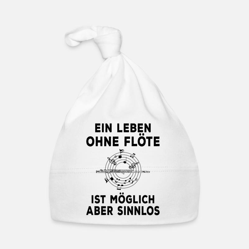 Querflöte Baby Bio-Mütze