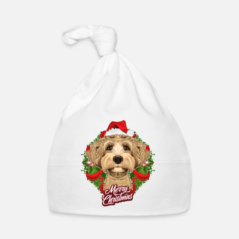 Labaradoodle Lover I Merry Christmas Labaradoodle Baby Bio-Mütze