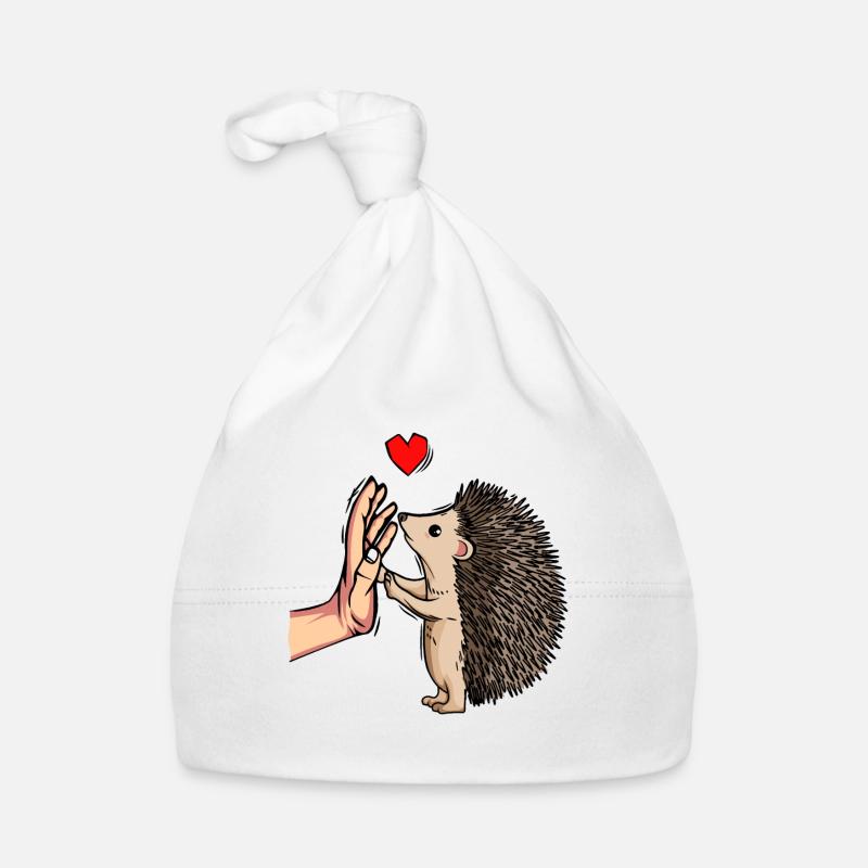Hérisson Chères Dames Enfants Enfants - Bonnet bio Bébé - blanc
