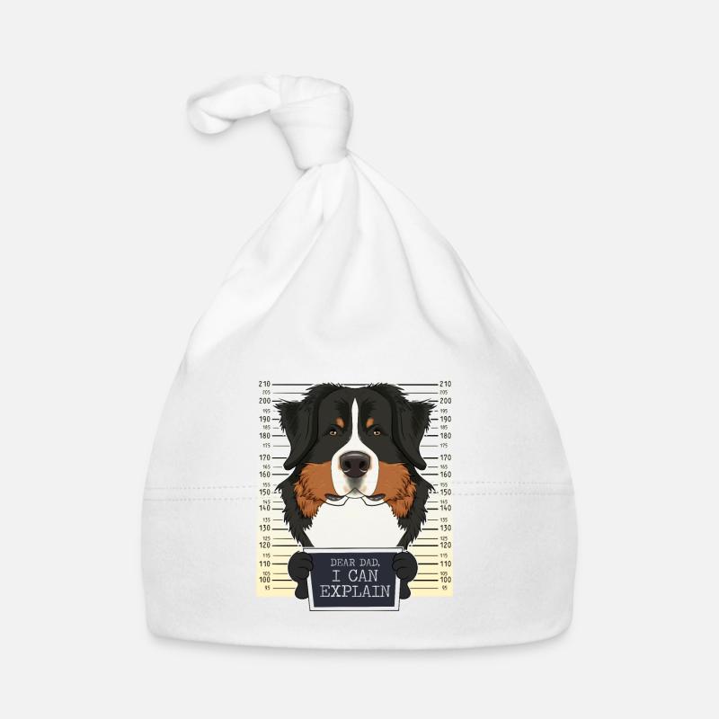 Bernese Mountain Dog Dad I Bernese Mountain Dog Organic Baby Cap