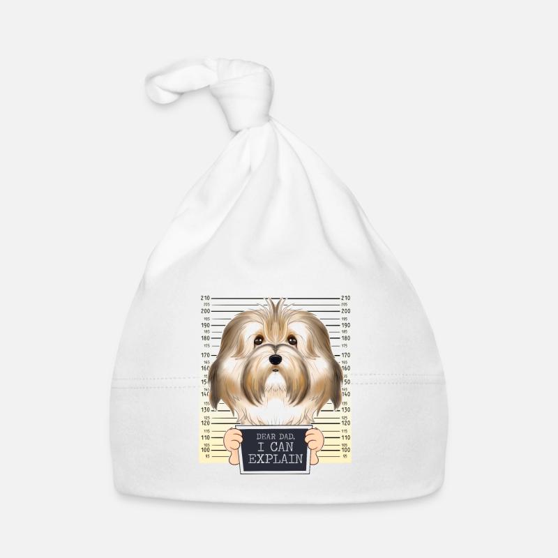 Dear Dad I Can Explain I Havanese Dad I Havanese Baby Bio-Mütze